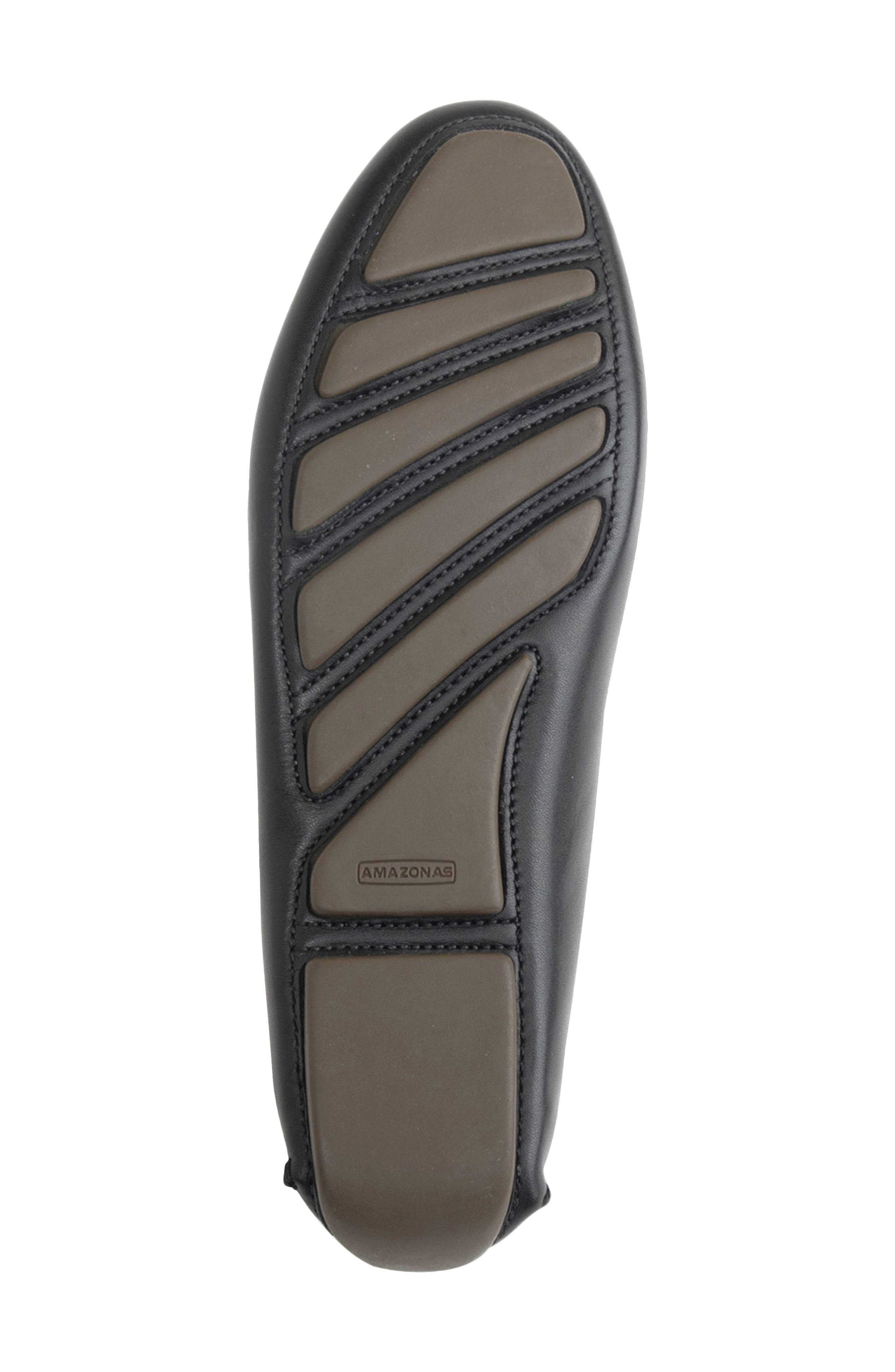 patricia green Janet Scalloped Driving Loafer, Alternate, color, Black