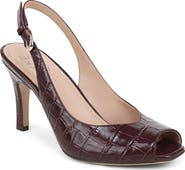 27 EDIT Naturalizer Alexa Peep Toe Slingback Pump