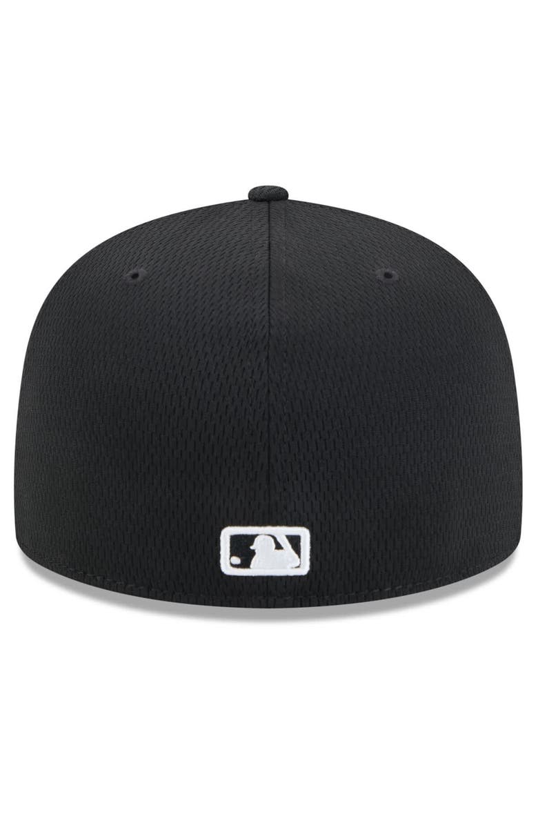 New Era Men's New Era Black Los Angeles Dodgers 2025 MLB Clubhouse 59FIFTY Fitted Hat, Alternate, color, 