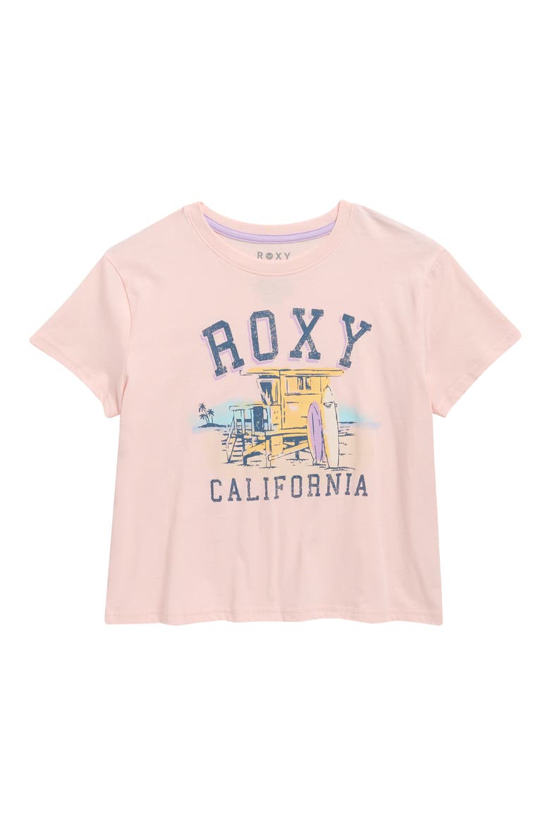 Kids' California Graphic T-Shirt, Main, color, VEILED ROSE