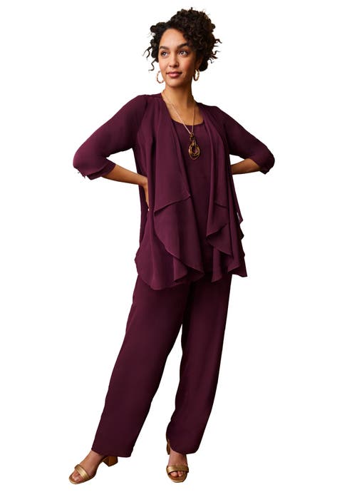 Georgette Three Piece Wardrober Set
