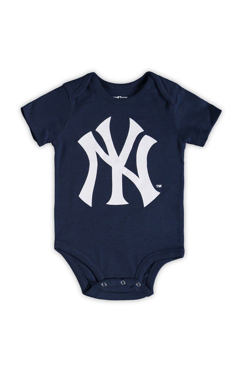 Outerstuff Newborn & Infant Navy/White/Heathered Gray New York Yankees 3-Pack Change Up Bodysuit Set, Alternate, color, 