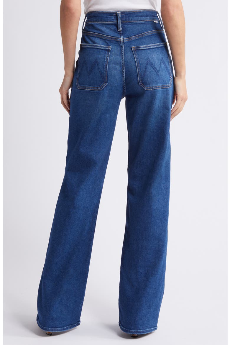 The Patch Maven Heel Wide Leg Jeans, Alternate, color, COASTAL COLORS