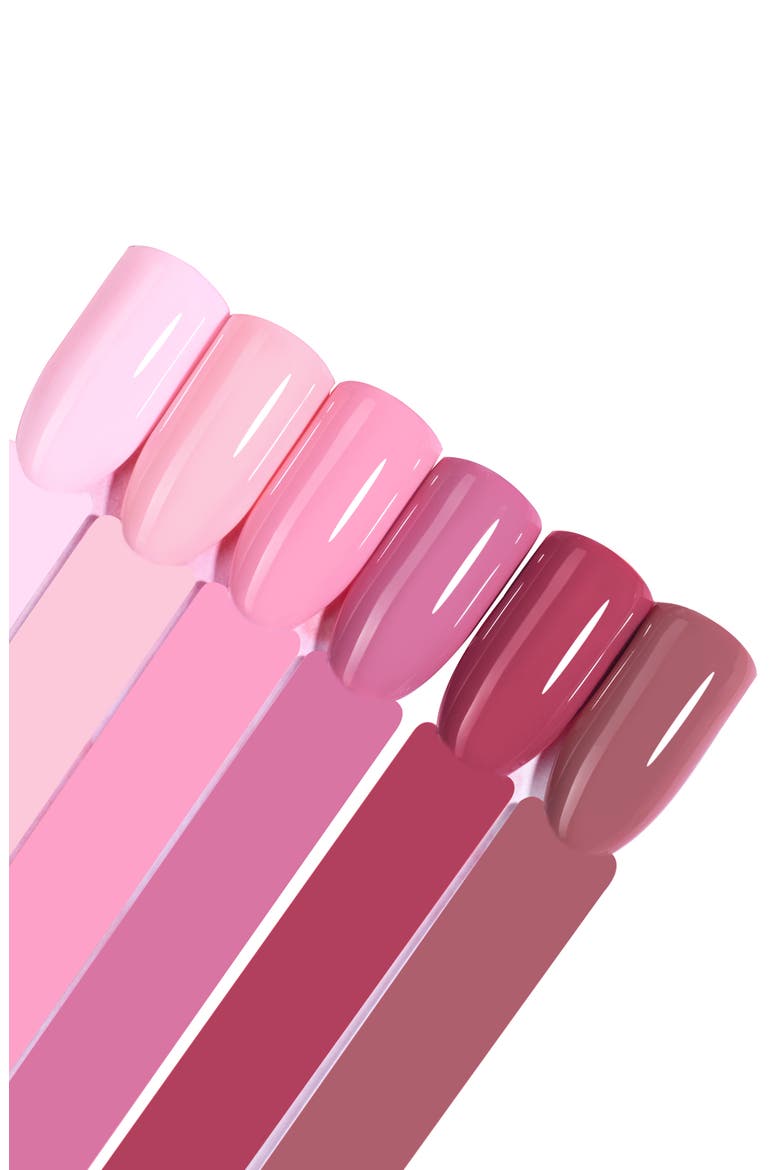 Romantic Blush Gel Polish Set 6 Colors, Alternate, color, Nude Pink