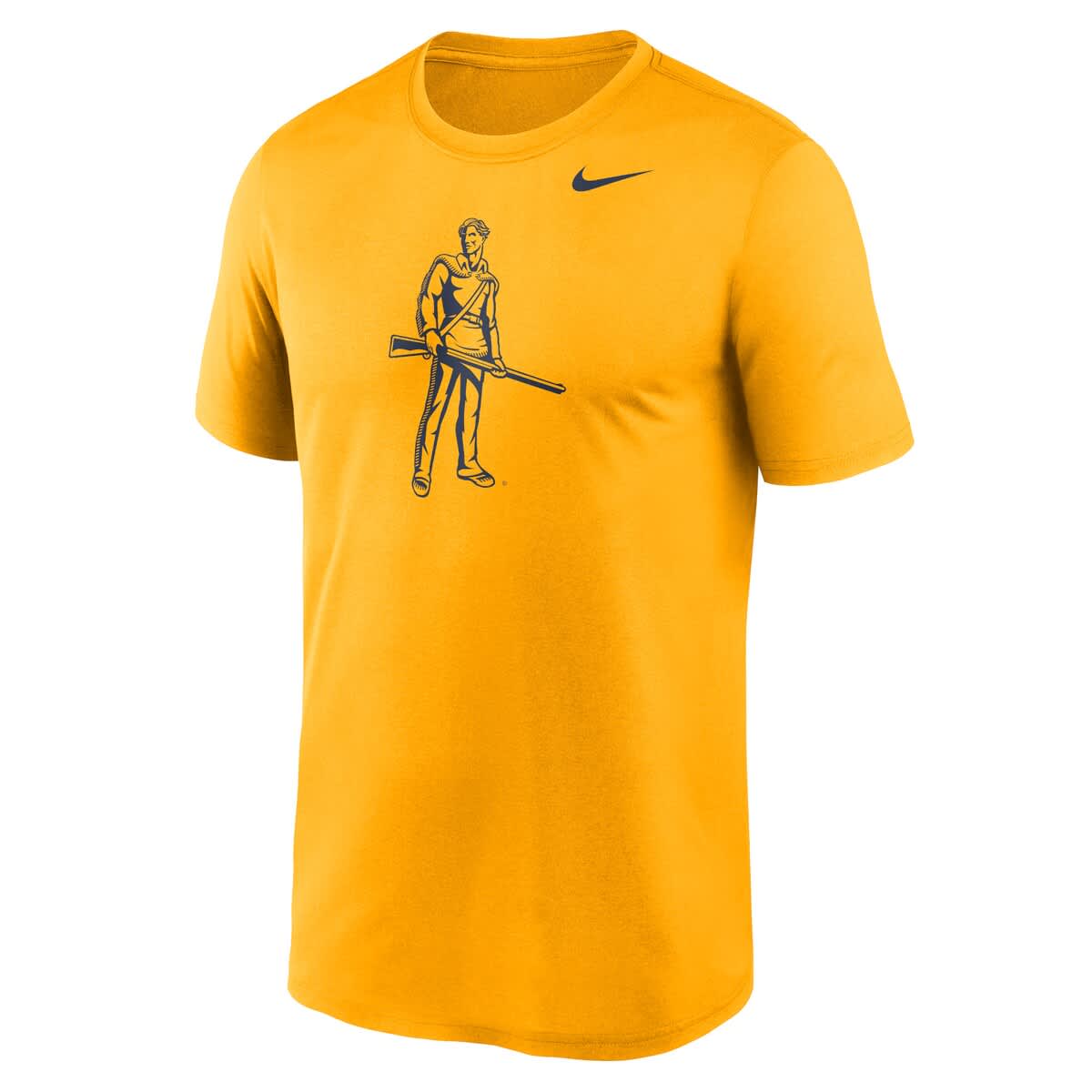 Men's Nike Gold West Virginia Mountaineers Primetime Legend Alternate Logo T-Shirt - image 2