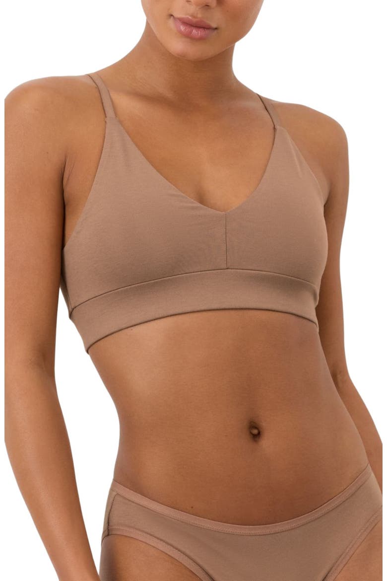 Everyday Classic T-Shirt Bra Made With Organic Cotton, Alternate, color, Driftwood Brown