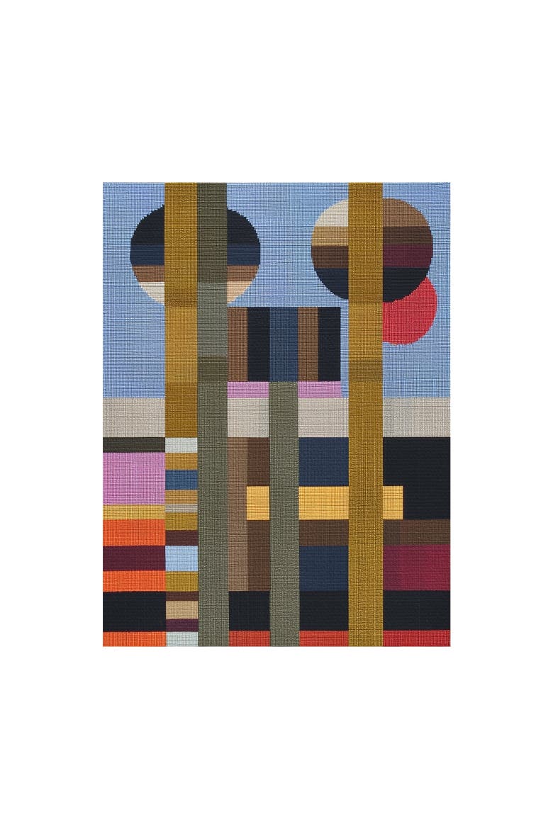 Woven Perspectives No. 13 Geometric Abstract Art Print, Main, color, Unframed - 12x16