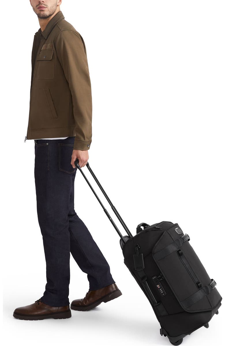 TUMI Alpha Bravo Wheeled Duffel Bag, Alternate, color, Pearl Grey