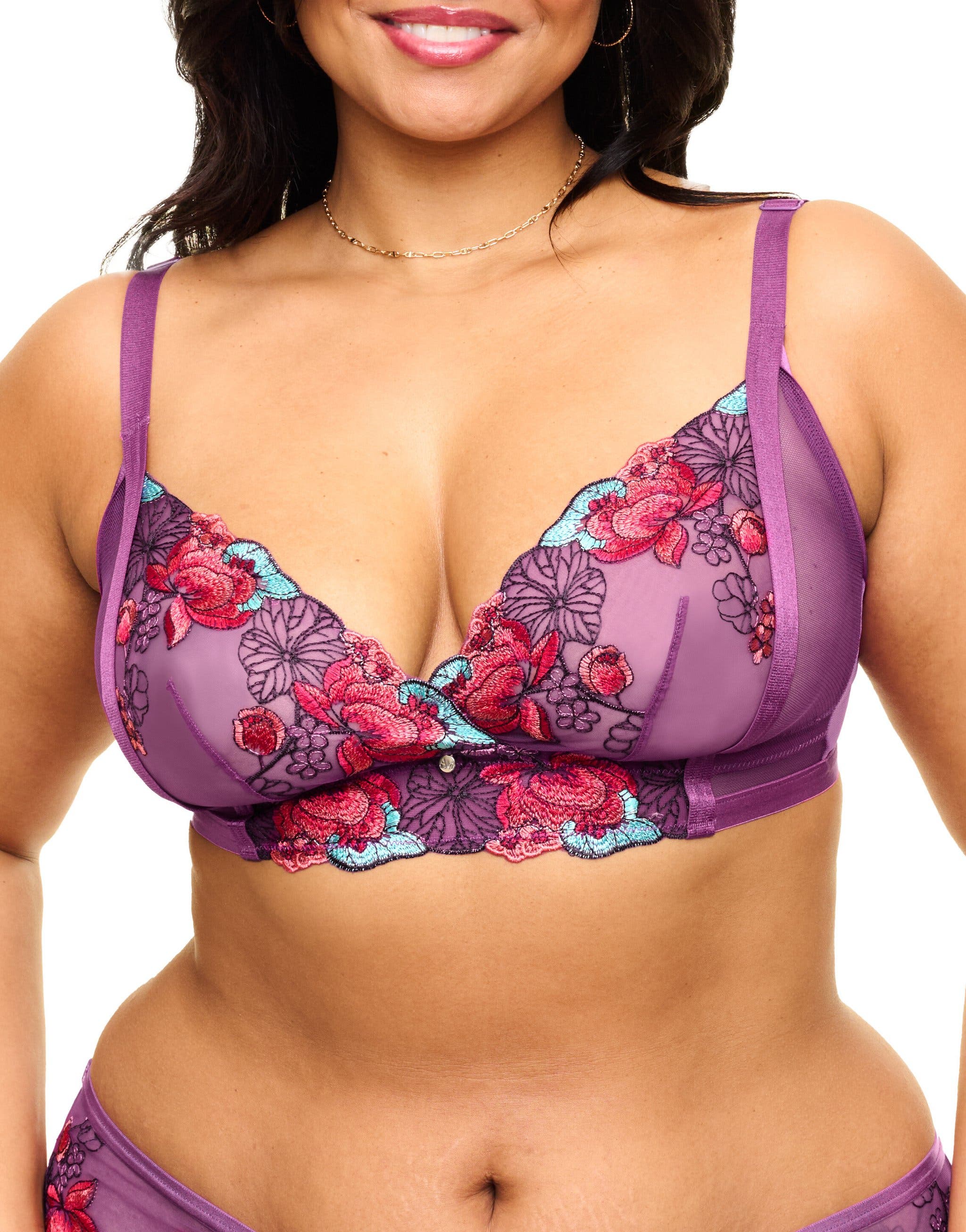 selected Floral purple