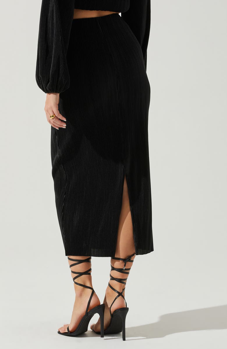 ASTR the Label Cataleya Plissé Skirt, Alternate, color, 