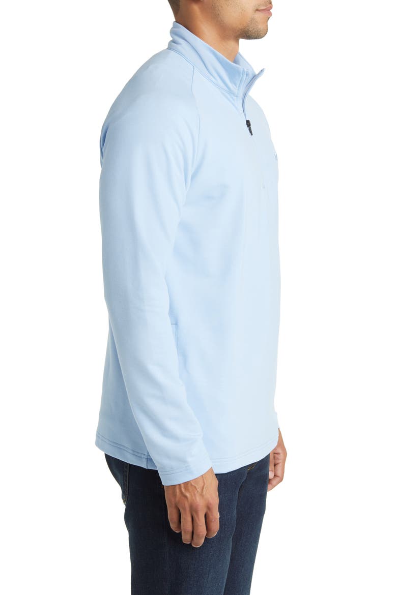 Valiant Quarter Zip Pullover, Alternate, color, POWDER BLUE