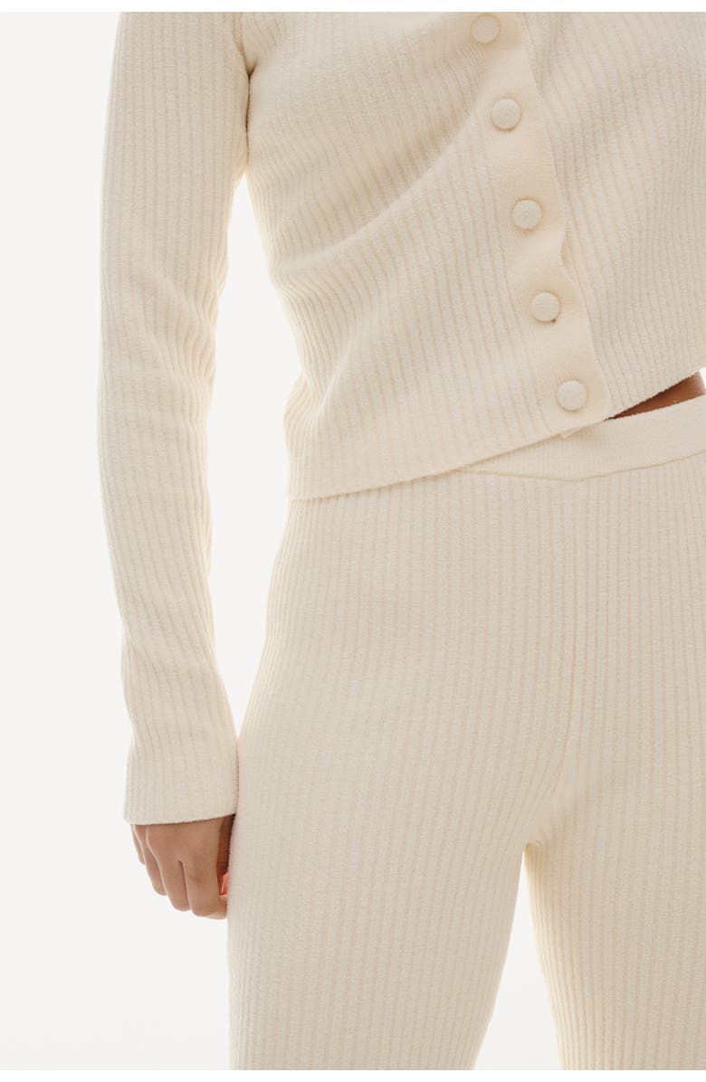 H&M Rib-knit Cardigan, Alternate, color, Cream