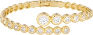ATHRA LUXE Modern Muse CZ Bypass Bangle