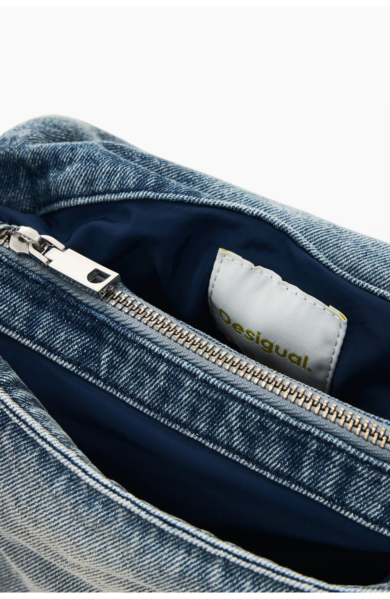 Desigual Denim Crossbody Bag, Alternate, color, 