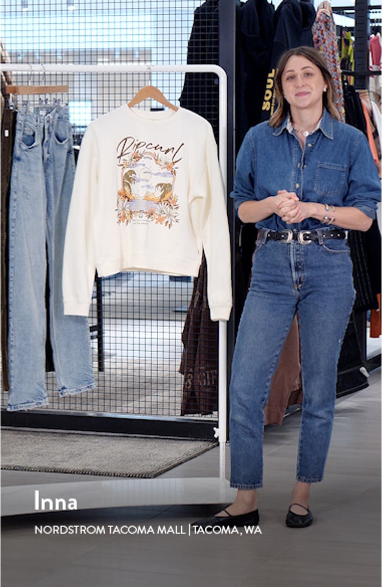 Cosmic Sky Graphic Sweatshirt, sales video thumbnail