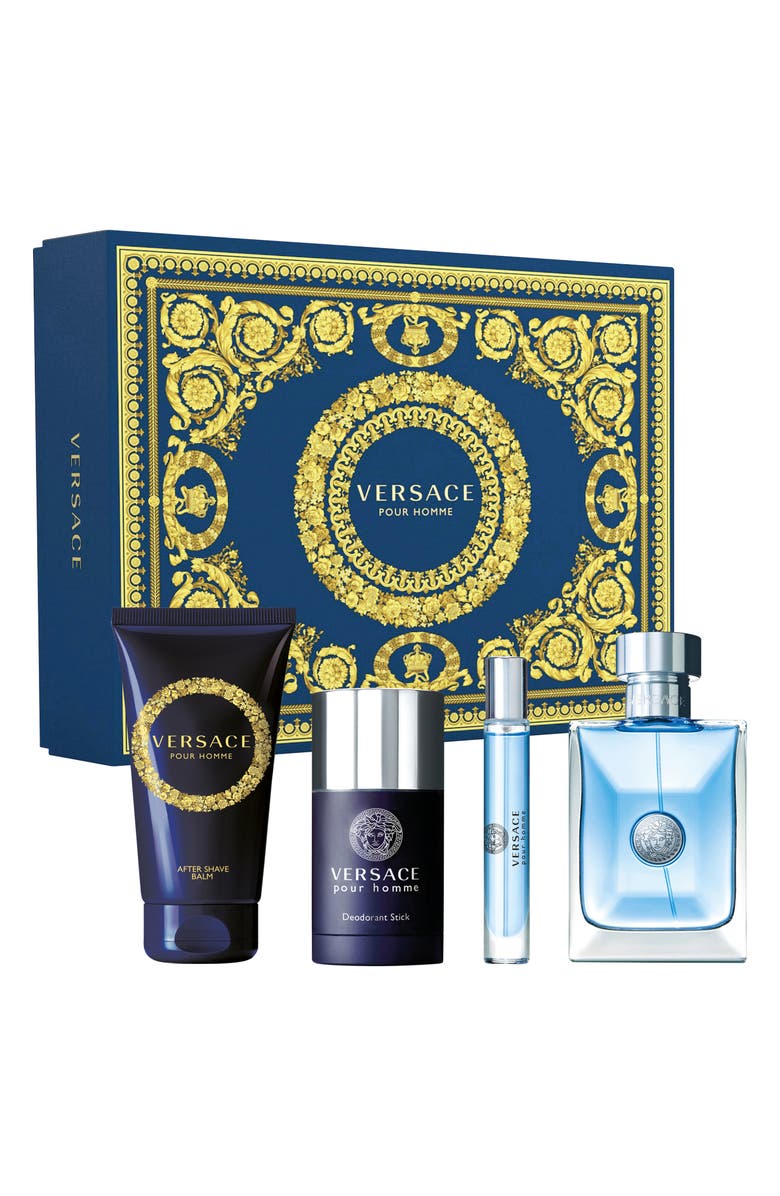 Versace pour Homme Eau de Toilette Set, Main, color, 