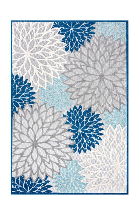 Minori Floral High-Low Indoor/Outdoor Area Rug