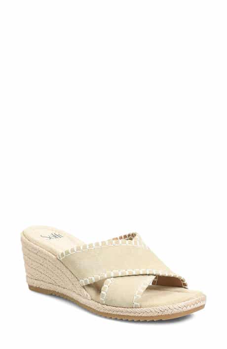 Söfft Indie Espadrille Platform Wedge Slide Sandal