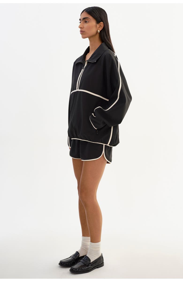 LAMARQUE Weslee | Half-Zip Pullover Jacket, Alternate, color, Black