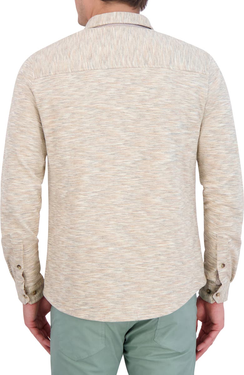 Robert Graham Strorrs Space Dye Knit Button-Up Shirt, Alternate, color, 