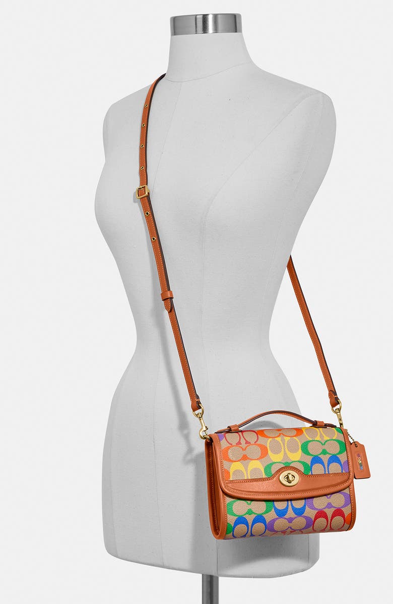 COACH Pride Signature Coated Canvas Crossbody Bag, Alternate, color,