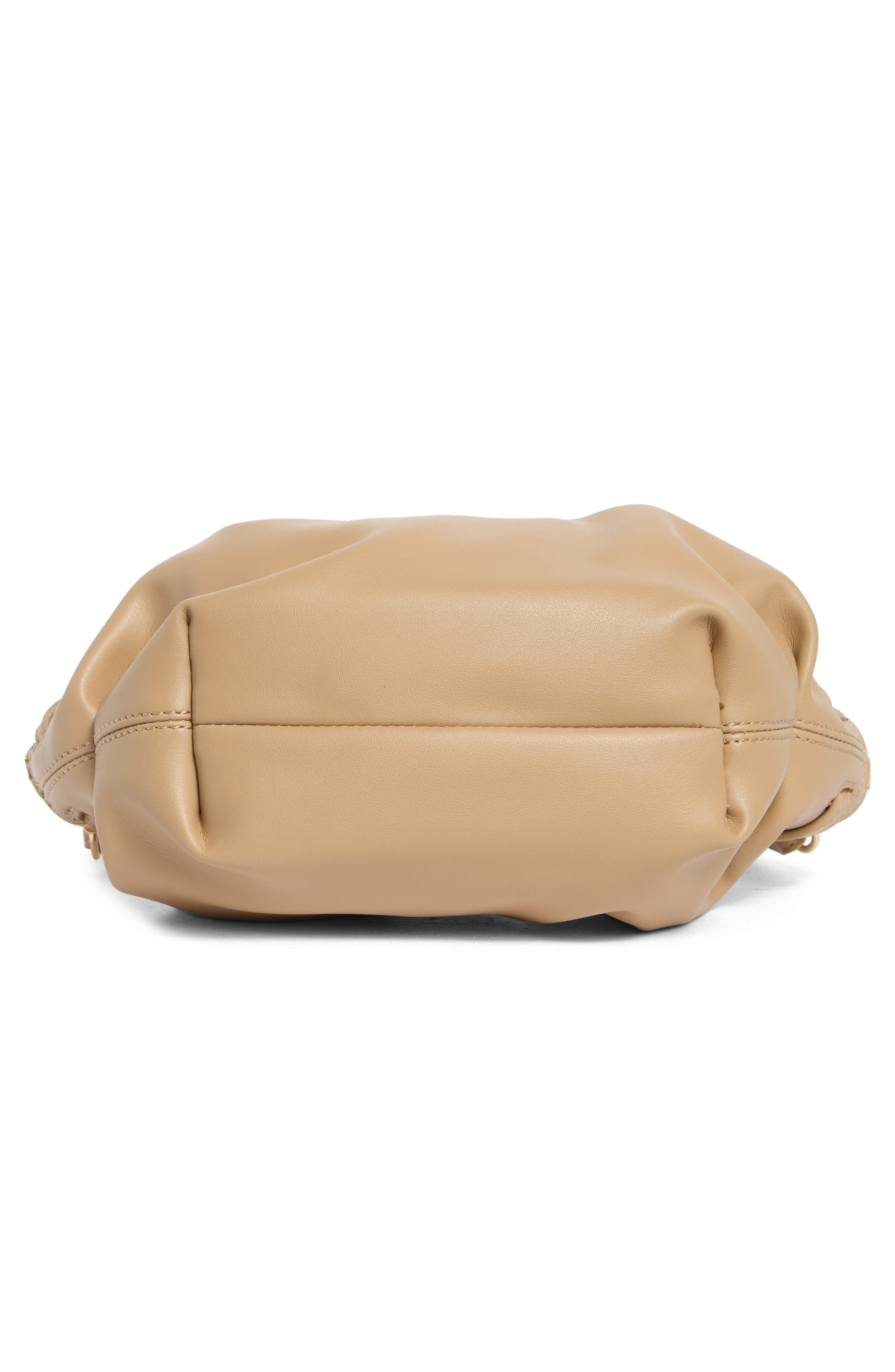 Faux Leather Top Handle Crossbody Bag, Alternate, color, TAN