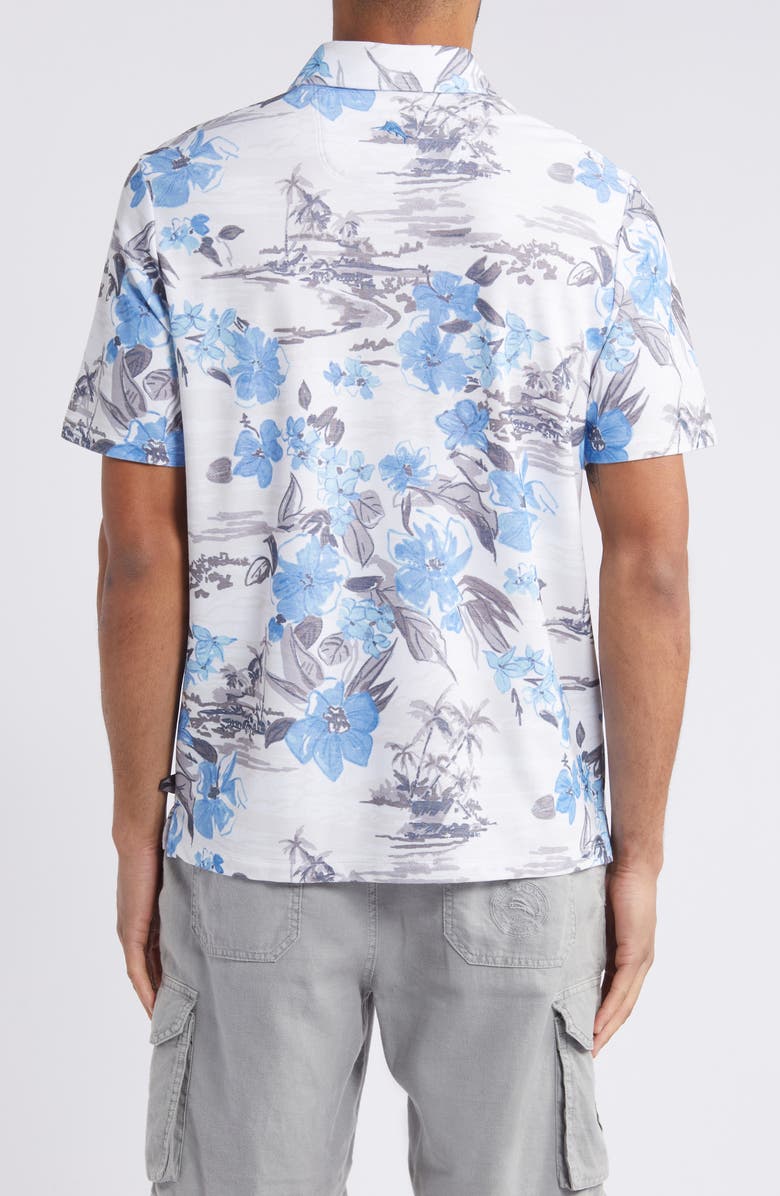 Tommy Bahama Waikiki Waves Floral IslandZone<sup>®</sup> Piqué Polo, Alternate, color, 