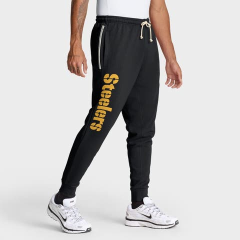 Men's Nike Black Pittsburgh Steelers Sideline Standard Issue Ground Game Dri-FIT Taper Pants