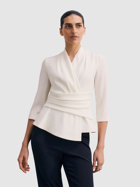 Clever Crepe Belleville Blouse