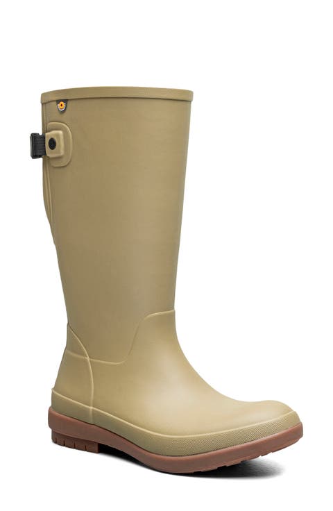 Amanda II Tall Waterproof Adjustable Calf Rain Boot (Women)