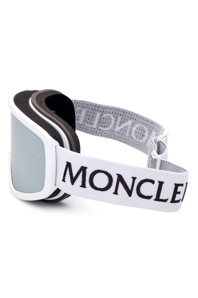 Terrabeam 180mm Snow Goggles, Alternate, color, Optic White / Smoke Mirror