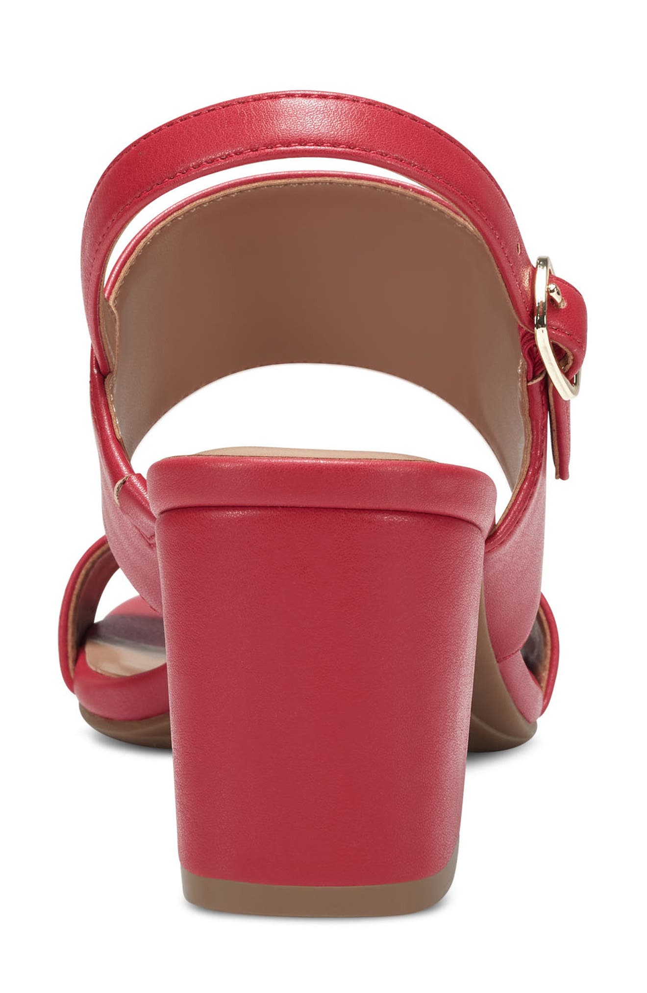Emmex Block Heel Slingback Sandal, Alternate, color, RED