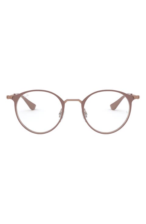 Unisex 47mm Round Optical Glasses