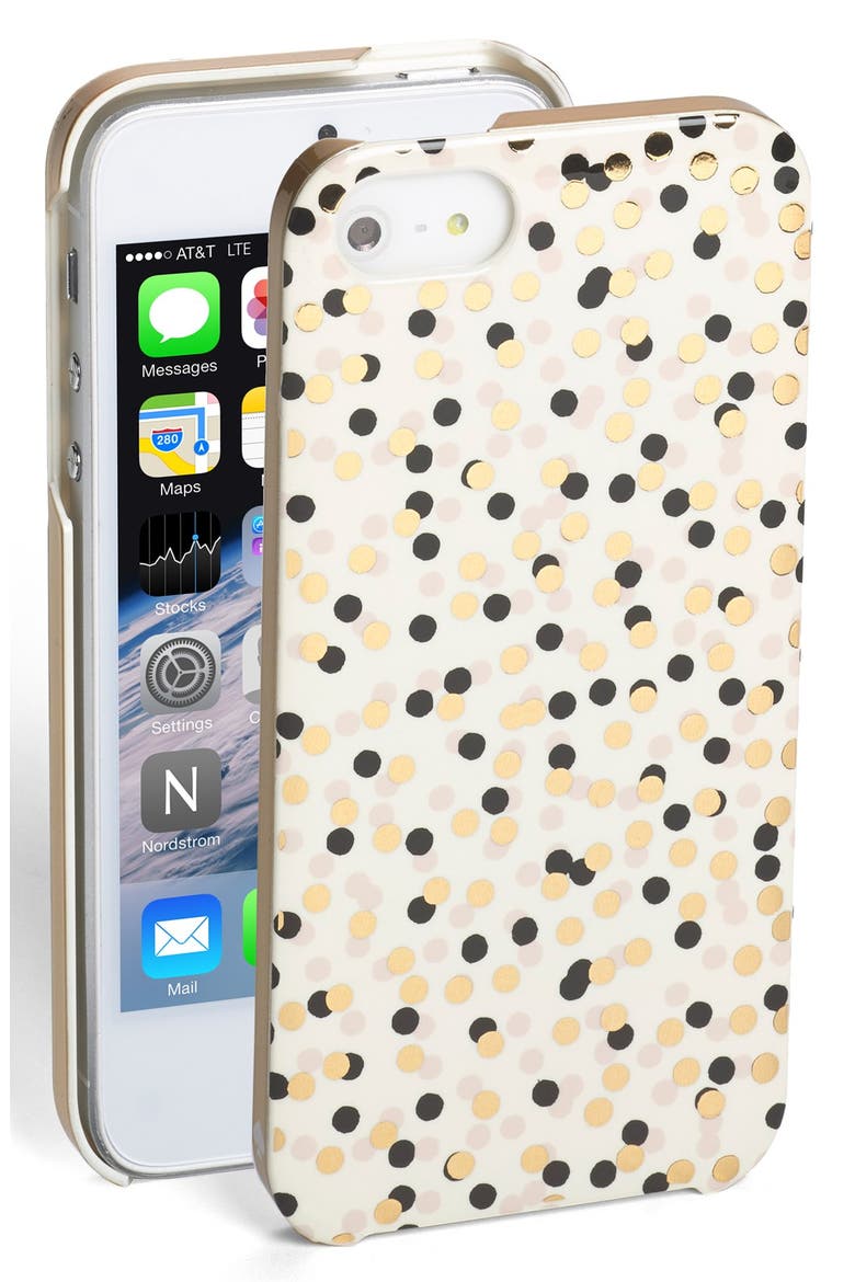'confetti' iPhone 5 & 5s case, Main, color, CREAM MULTI