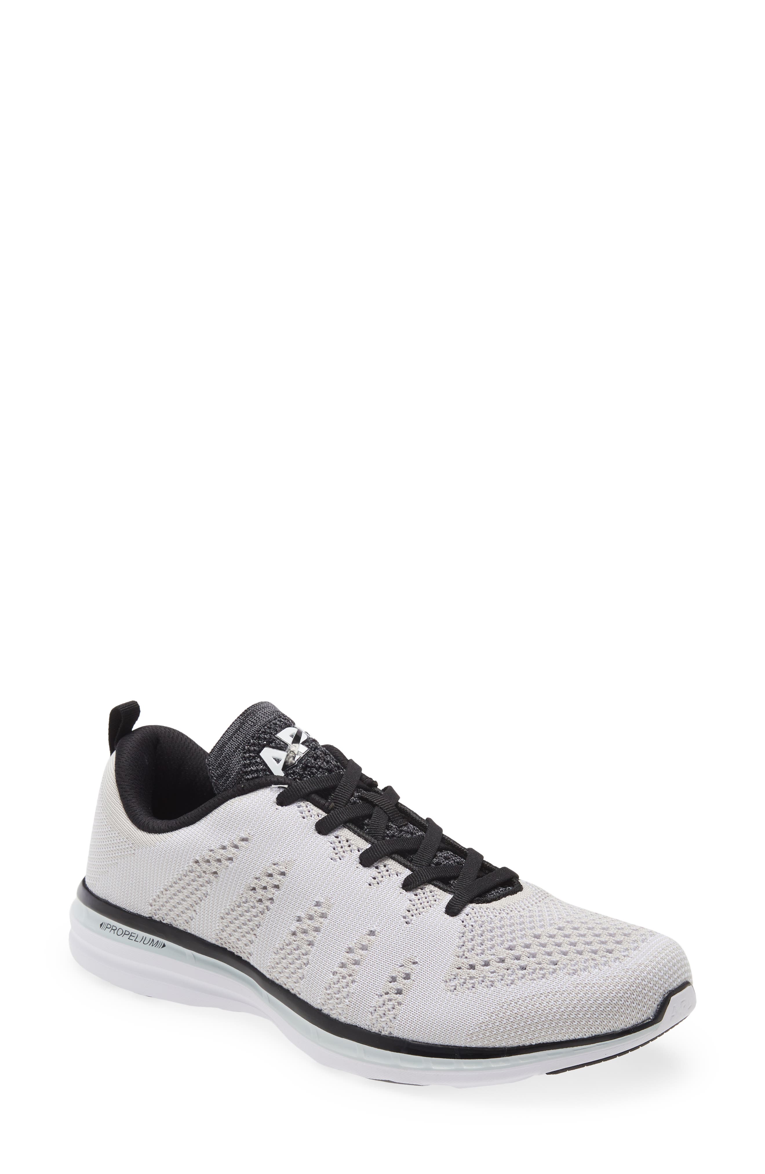 TechLoom Pro Knit Running Shoe, Main, color, WHITE/ BLACK/ COSMIC GREY