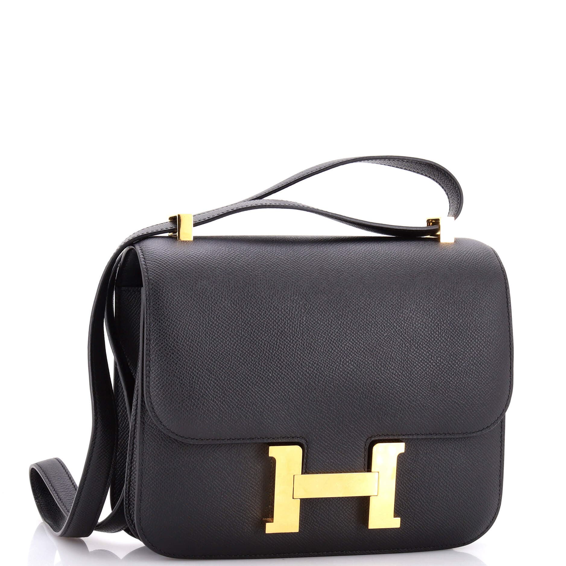 Pre-Owned Hermes Constance Bag Epsom 24, Alternate, color, Noir