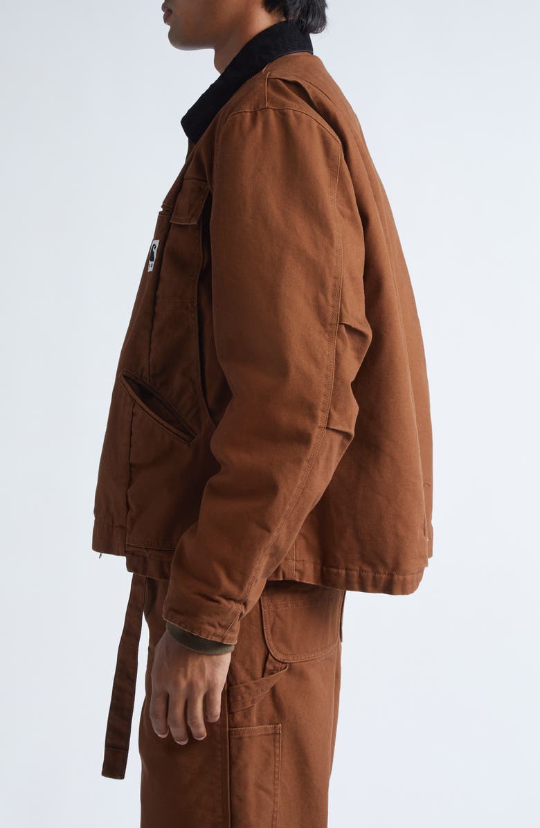 Sacai Carhartt WIP Washed Duck Canvas Work Jacket, Alternate, color, 