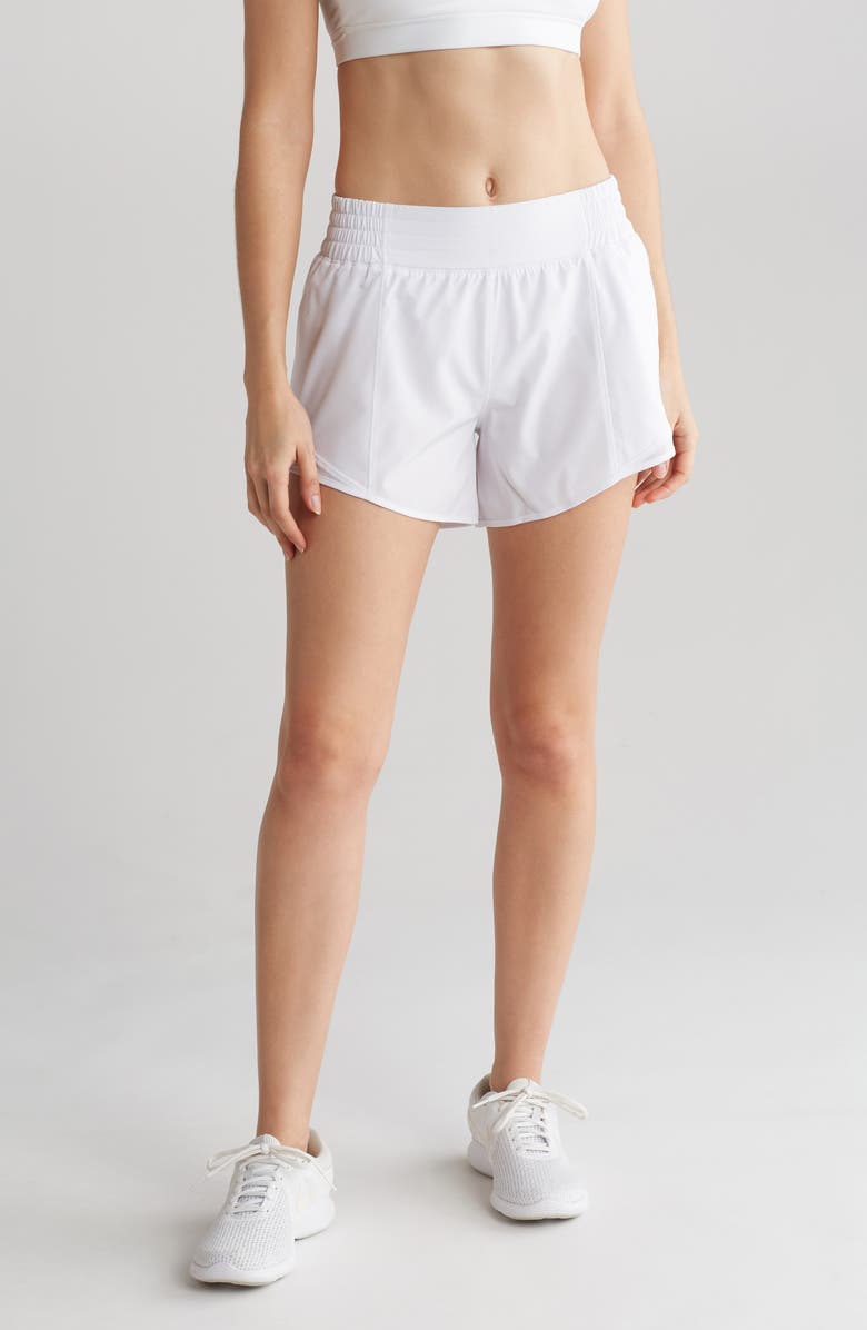 Gottex Mesh Woven Shorts, Main, color, White