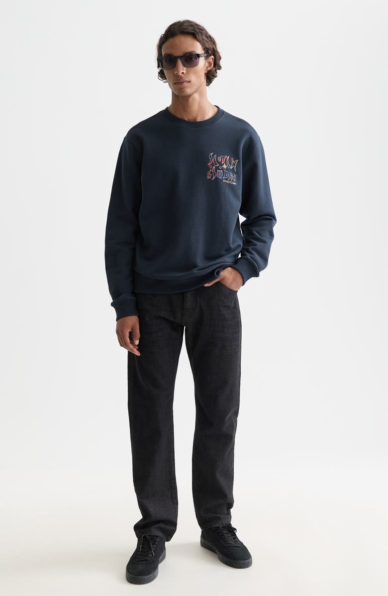Scotch
Soda Graphic Print Sweatshirt, Alternate, color, Carbon