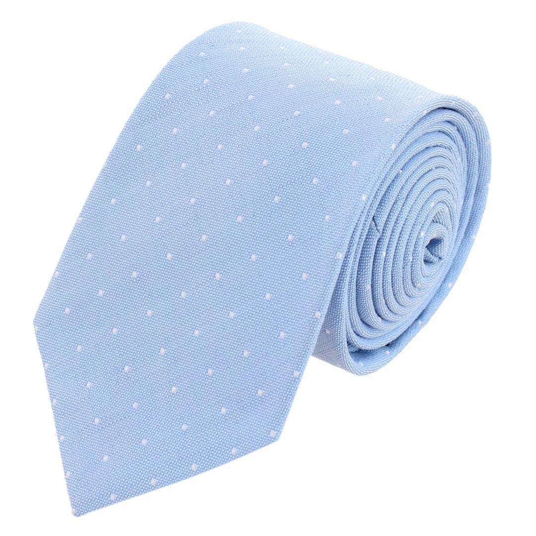 Light Blue with Polka Dots