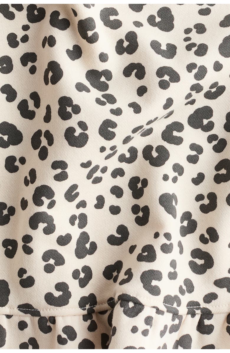 H&M 2-piece Top And Trousers Set, Alternate, color, Light Beige/Leopard Print