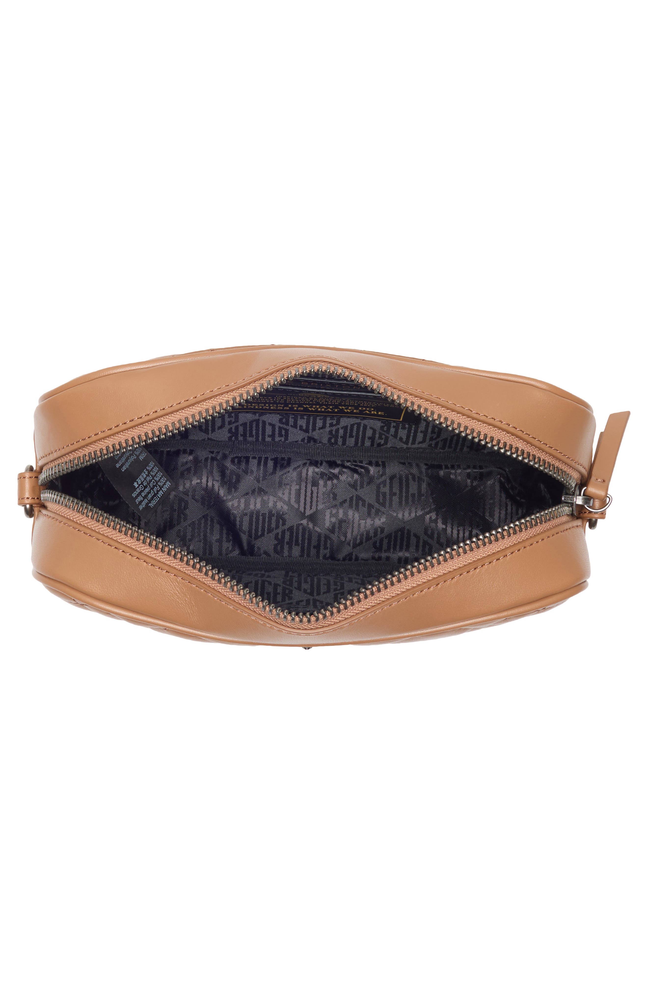 Kurt Geiger London Large Brixton Camera Crossbody Bag, Alternate, color, Light/Pastel Brown