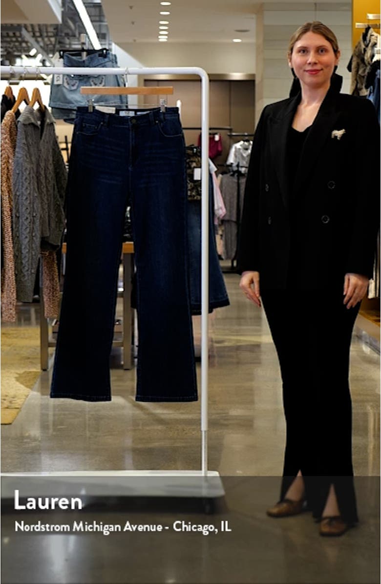 High Waist Bootcut Ankle Jeans, sales video thumbnail