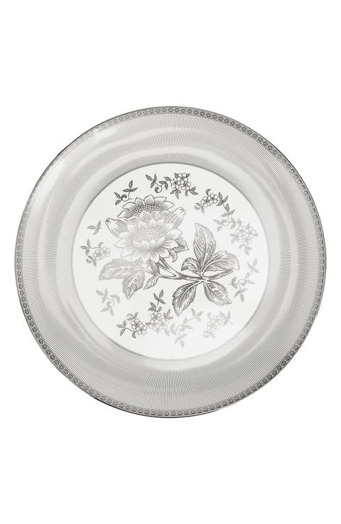 Silver Tonquin Bone China Plate