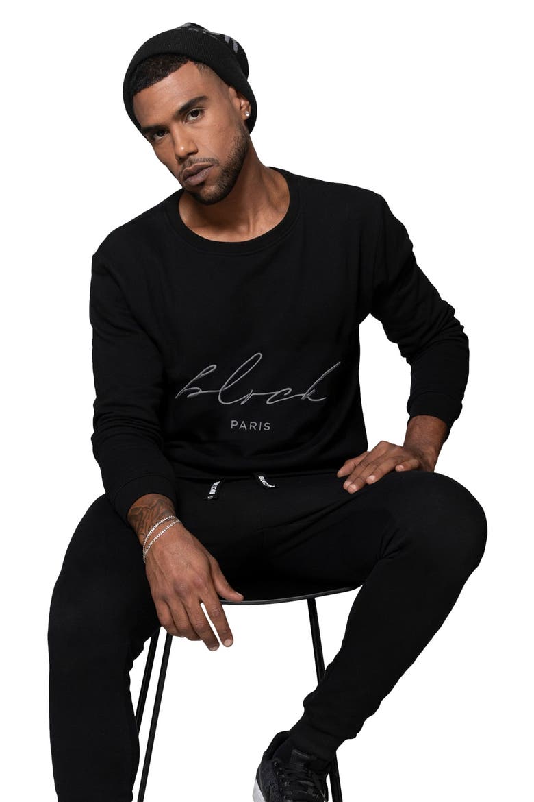 Signature Sweater, Main, color, Black