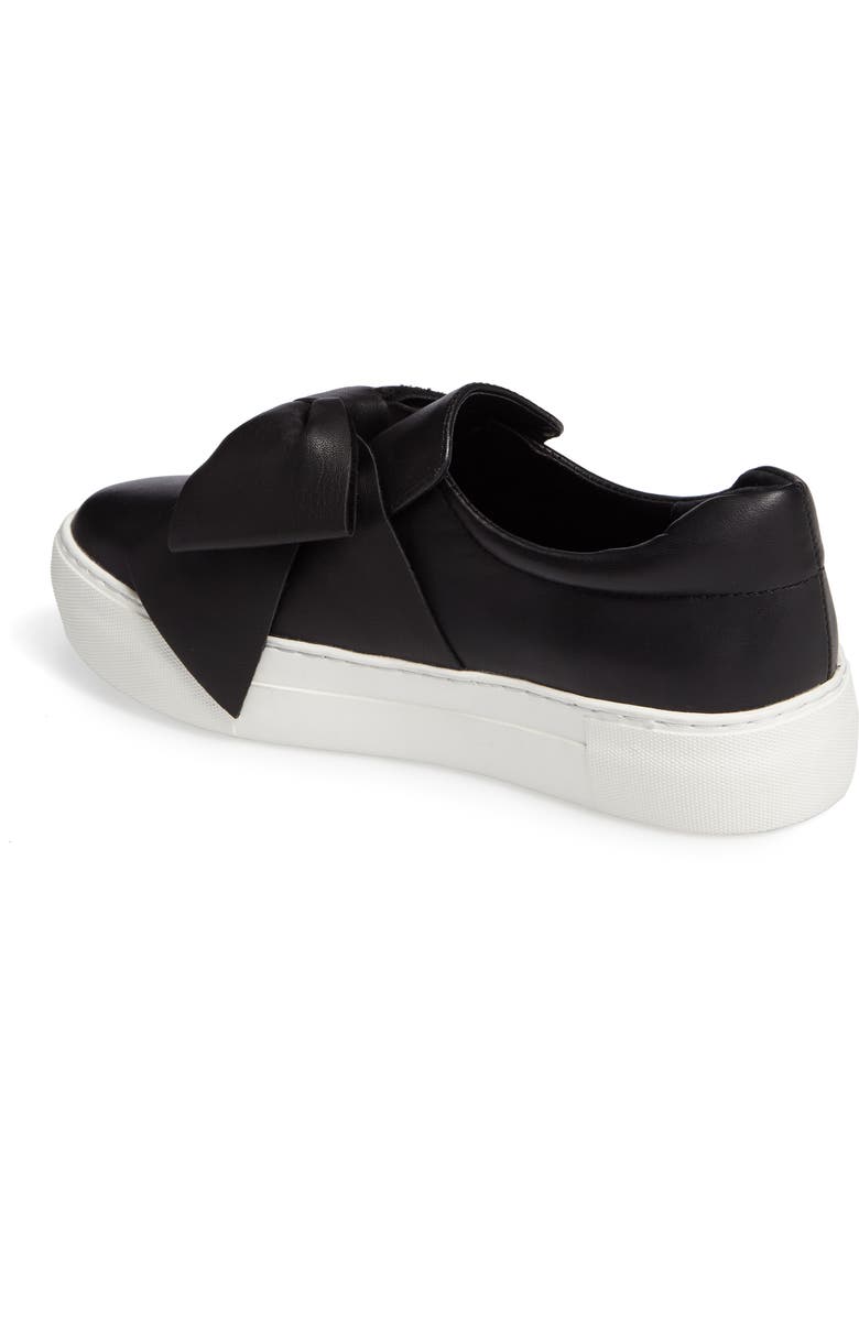 JSlides Beauty Bow Platform Slip-On Sneaker, Alternate, color,