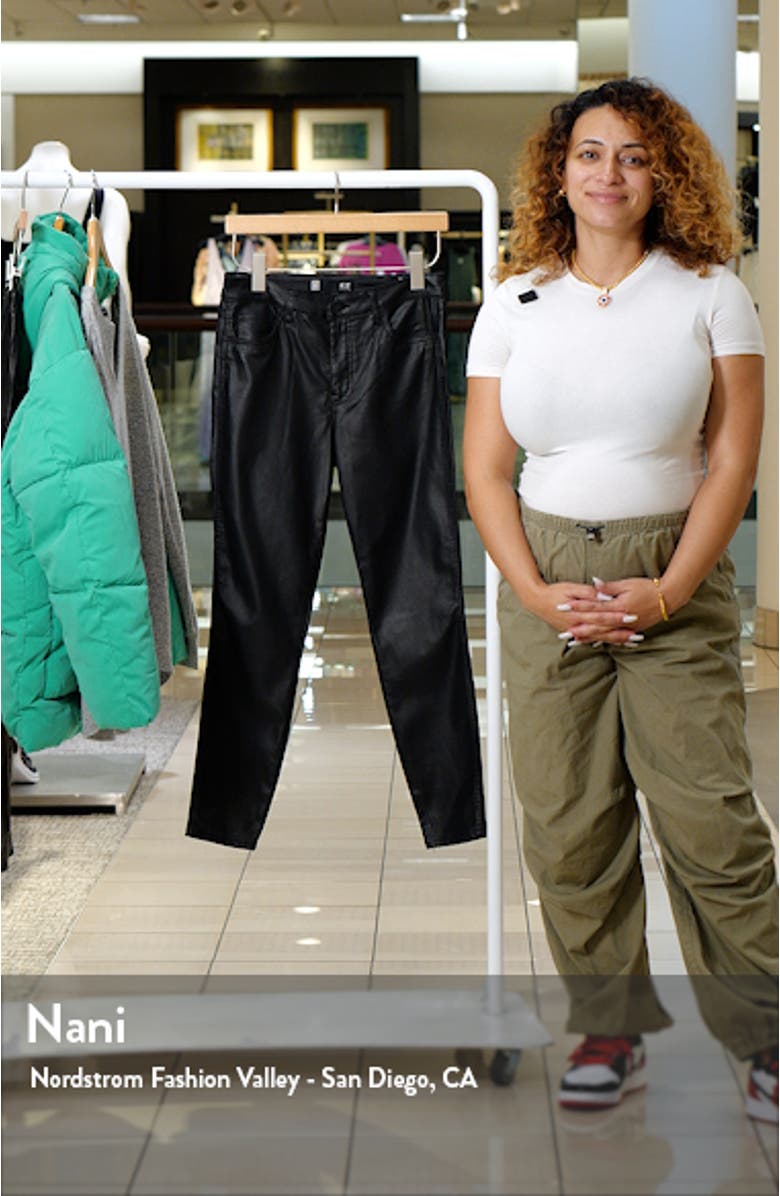 Donna Coated High Waist Ankle Skinny Jeans, sales video thumbnail