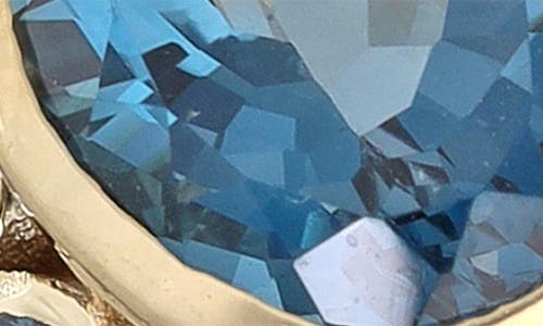 Ys Gems London Blue Topaz Ring In Blue