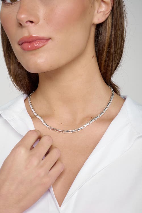 Tutti & Co Refine Necklace In Silver