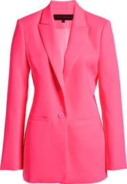 Endless Rose Tailored Single Button Blazer